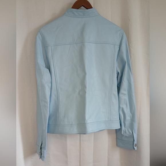 Liz Claiborne Leather Jacket - Picture 2 of 4